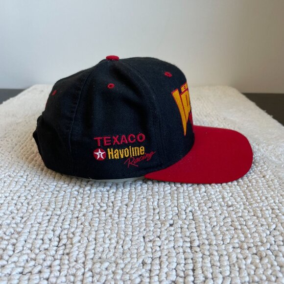 Vintage Texaco Havoline Racing Snapback Hat OSFA Ernie Irvan Two Tone Nascar Cap - Picture 5 of 8